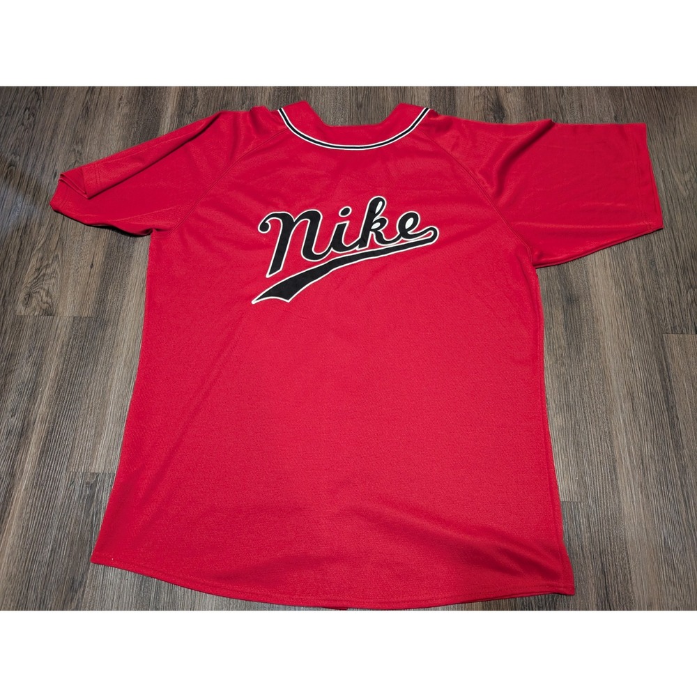 VINTAGE Rare NIKE Stitched Letters‎ Baseball Jersey Men Size XXL